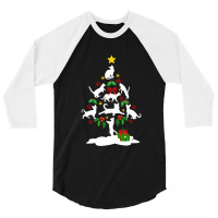 Cat Christmas Tree Xmas Gift For Cat Lovers 3/4 Sleeve Shirt | Artistshot