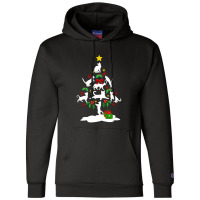 Cat Christmas Tree Xmas Gift For Cat Lovers Champion Hoodie | Artistshot