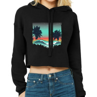 Hot Trend Palm Tree-lc6ez Cropped Hoodie | Artistshot