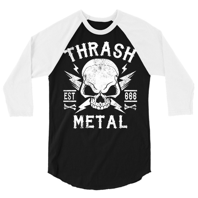 Thrash Metal   Girl 3/4 Sleeve Shirt | Artistshot