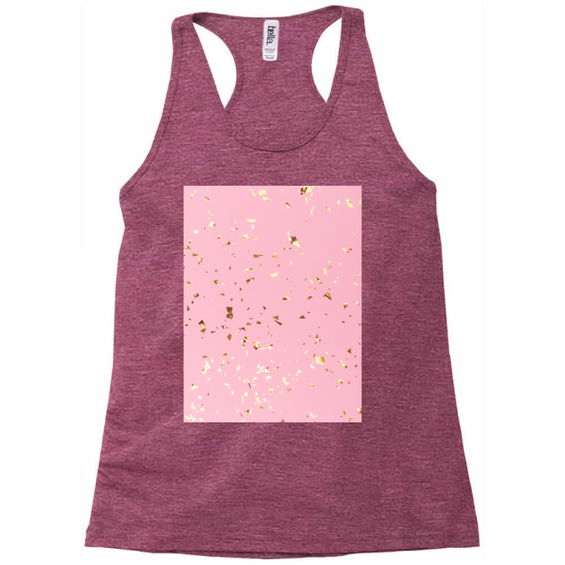 Pink In Sparkles Poster Girl Racerback Tank by wingerkrtsd | Artistshot