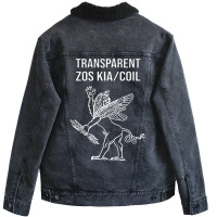 Transparent Zos Kia Coil Classic T Unisex Sherpa-lined Denim Jacket | Artistshot