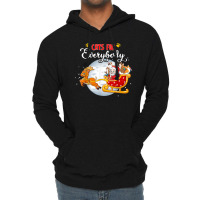 Cats For Everybody Funny Christmas For Cat Santa Lover Lightweight Hoodie | Artistshot