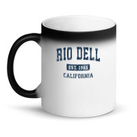 Rio Dell California Ca Vintage Athletic Sports Design Magic Mug | Artistshot