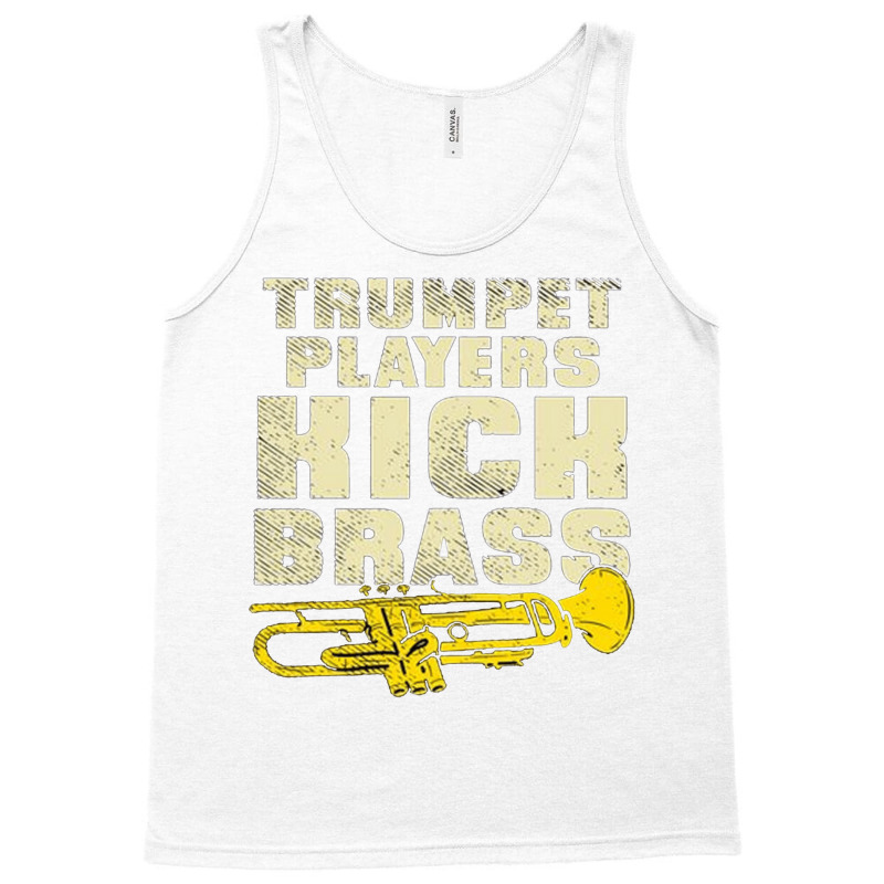 Trumpet Player Kick Brass Classic  Nostalgia Tank Top | Artistshot