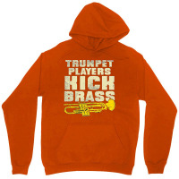 Trumpet Player Kick Brass Classic  Nostalgia Unisex Hoodie | Artistshot