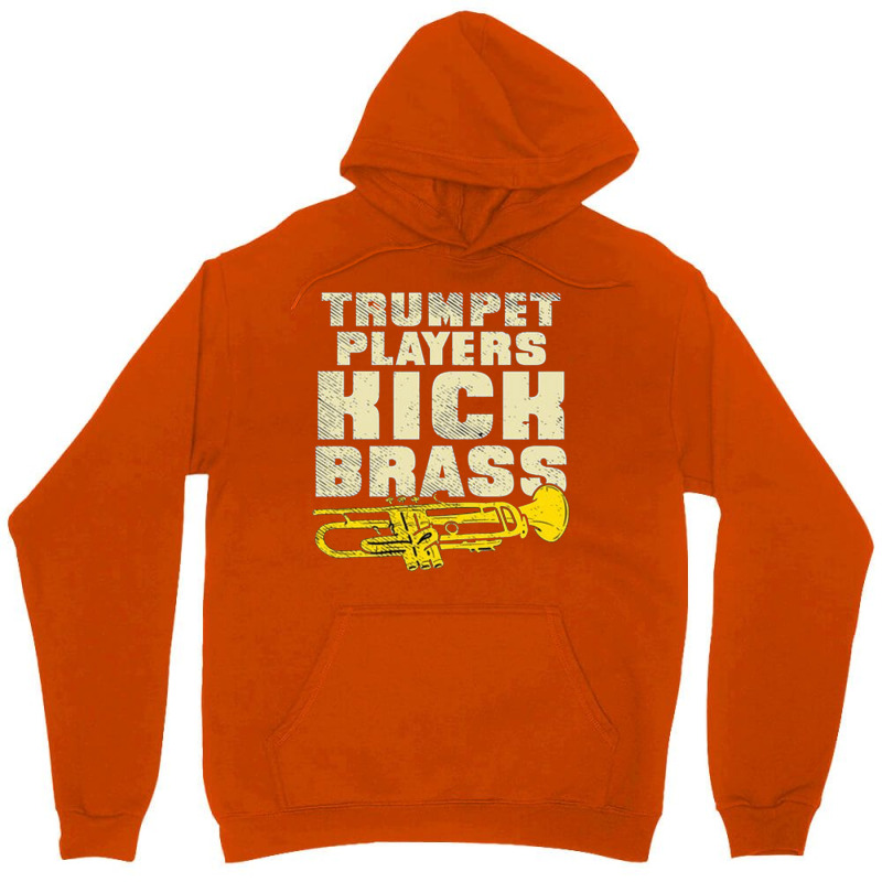 Trumpet Player Kick Brass Classic  Nostalgia Unisex Hoodie | Artistshot