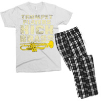 Trumpet Player Kick Brass Classic  Nostalgia Men's T-shirt Pajama Set | Artistshot