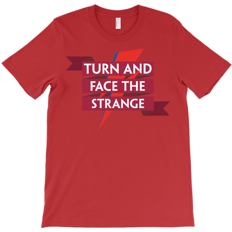 Turn And Face The Strange Classic  Blue T-shirt | Artistshot