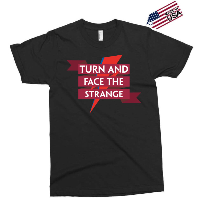 Turn And Face The Strange Classic  Blue Exclusive T-shirt | Artistshot