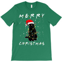 Christmas Cat For Men Funny Cat Christmas Pajama Decoration T-shirt | Artistshot