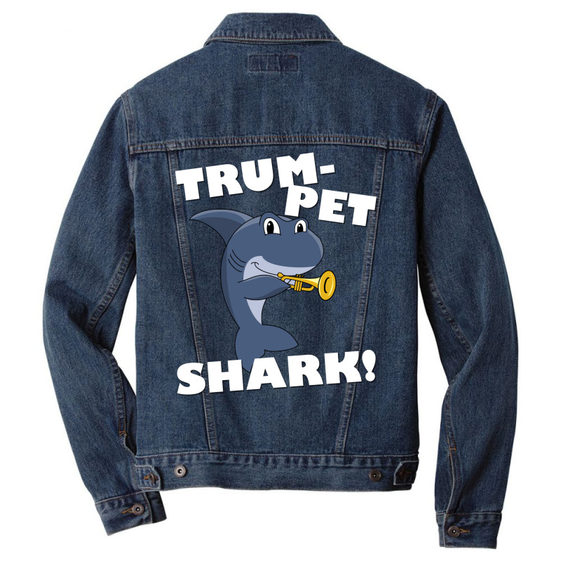 Trumpet Shark Triblend  Trending Men Denim Jacket | Artistshot