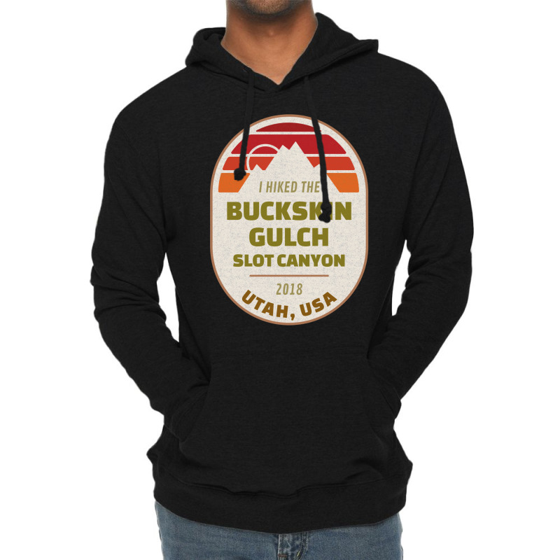 Buckskin Gulch Hiking Backpacking Souvenirs Lightweight Hoodie by fieldingnortheast | Artistshot