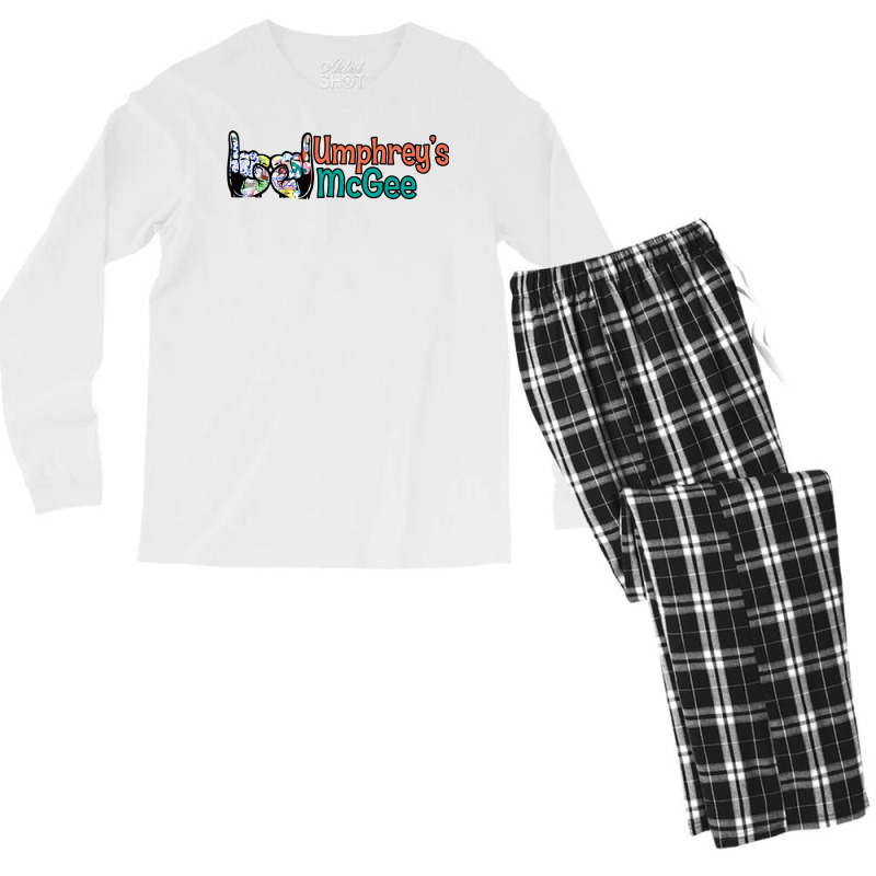 Umphreys Mcgee Tee   80s Men's Long Sleeve Pajama Set | Artistshot