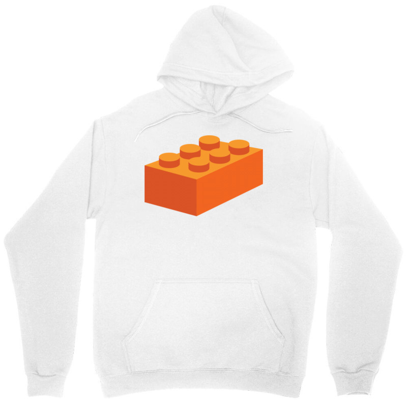 Building Blocks That Lock   Orange & Teal Unisex Hoodie by fieldingnortheast | Artistshot