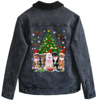 Christmas Unisex Sherpa-lined Denim Jacket | Artistshot