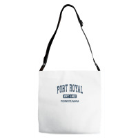 Port Royal Pennsylvania Pa Vintage Athletic Sports Design Adjustable Strap Totes | Artistshot