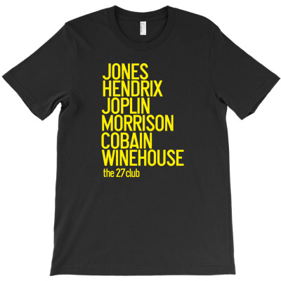Jones Hendrix Morrison Joplin Cobain.. T-shirt Designed By Sarahtina