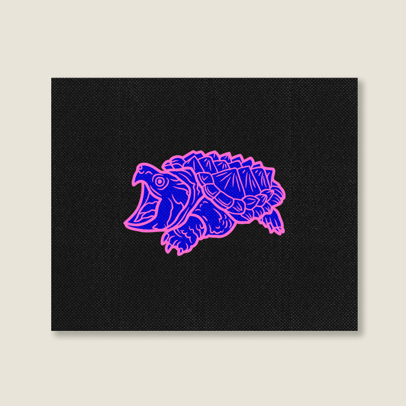 Limited Edition Alligator Snapping Turtle - Reptile - Wildlife - Cute Landscape Canvas Print | Artistshot