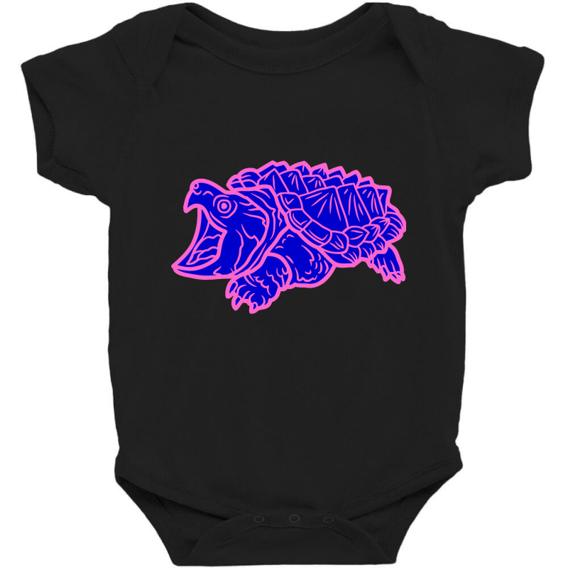 Limited Edition Alligator Snapping Turtle - Reptile - Wildlife - Cute Baby Bodysuit by declangreenwood | Artistshot