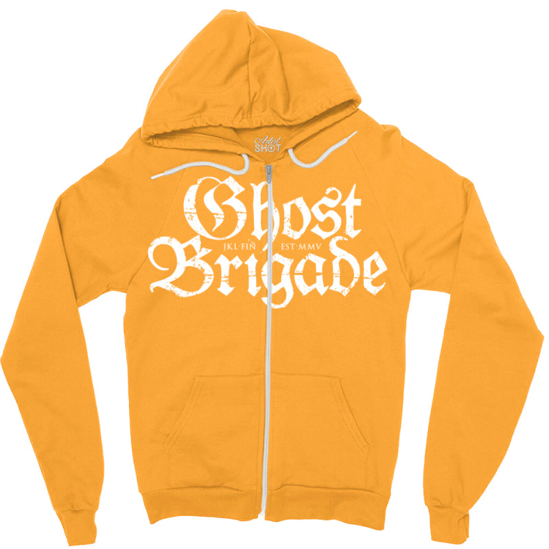 Ghost Brigade Zipper Hoodie by sheryntrenkk | Artistshot