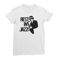 Rest In Jazz Funny Music Ladies Fitted T-shirt | Artistshot