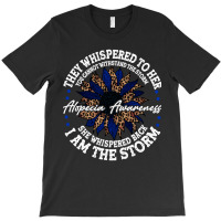 Limited Edition Alopecia Areata Awareness Support She Whispered Back I T-shirt | Artistshot