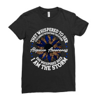 Limited Edition Alopecia Areata Awareness Support She Whispered Back I Ladies Fitted T-shirt | Artistshot