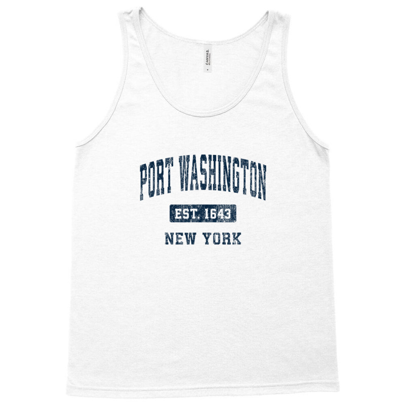 Port Washington New York Ny Vintage Athletic Sports Design Tank Top | Artistshot