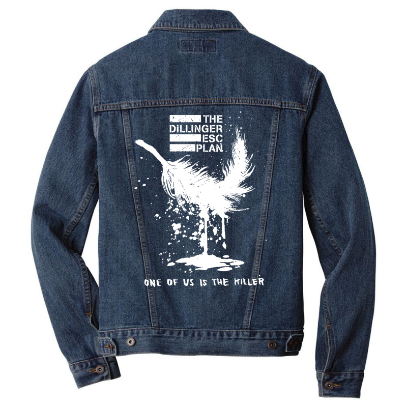 The Dillinger Esc Plan   Gift Men Denim Jacket | Artistshot