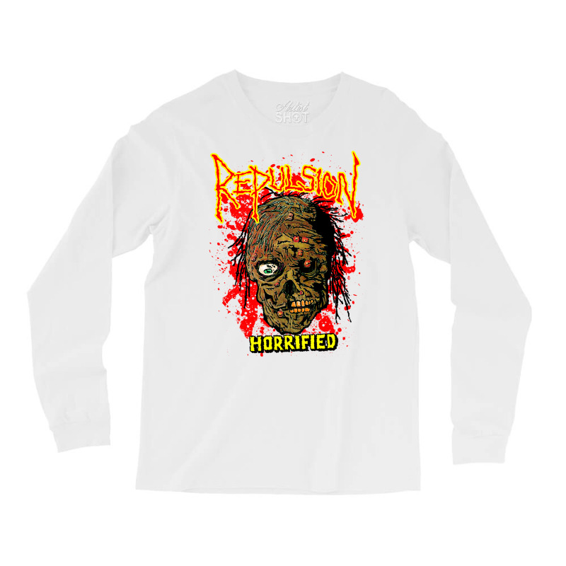 Horrified Long Sleeve Shirts by kapoumahesov | Artistshot