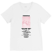 Gifts Idea Turnstile Merch Glow On Cloud Shirt Gift For Movie Fans V-neck Tee | Artistshot