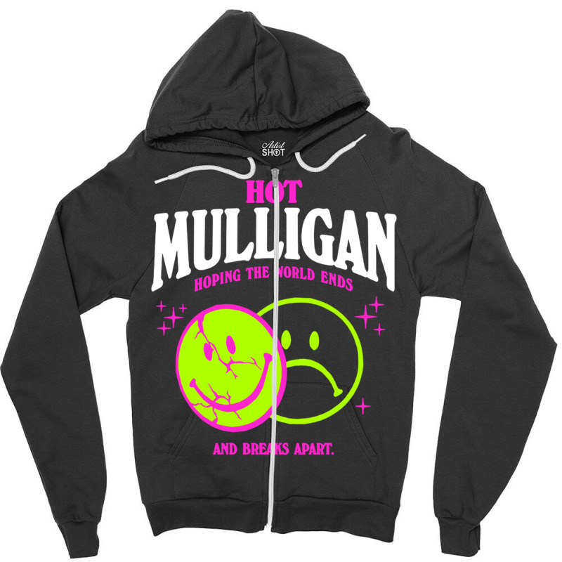 Hot Mulligan Merch Smile Shirt Zipper Hoodie by kapoumahesov | Artistshot