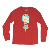 Cake Head Pin Up  Birthday Funfetti Long Sleeve Shirts | Artistshot