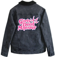 Girls Dead Monster Unisex Sherpa-lined Denim Jacket | Artistshot