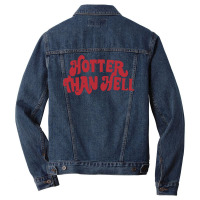 Hotter Than Hell Men Denim Jacket | Artistshot