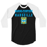 Clothing And Objects Marseilles Firefighter Battalion   Bmp Perfect Gi 3/4 Sleeve Shirt | Artistshot