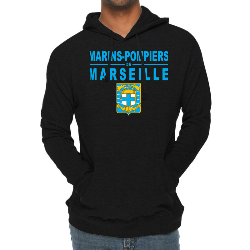 Clothing And Objects Marseilles Firefighter Battalion   Bmp Perfect Gi Lightweight Hoodie | Artistshot