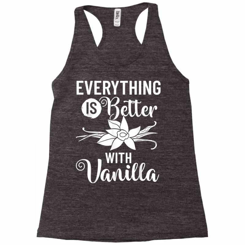 Vanilla Beans Extract Bourbon Ice Cream Paste Powder T Shirt Racerback Tank by kogmor58594 | Artistshot