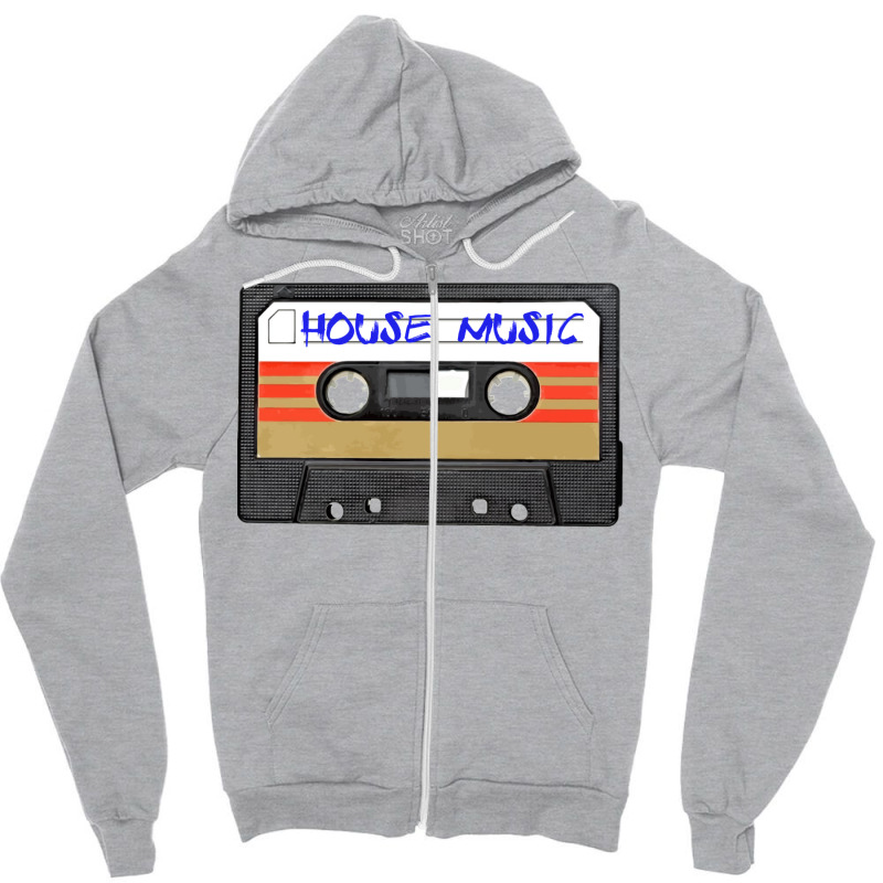 House Music Zipper Hoodie by kapoumahesov | Artistshot