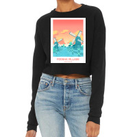 One Piece Foosha Village   Dawn Island   Anime Travel Poster Cropped Sweater | Artistshot