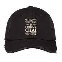 Trending Chai Tea Funny Desi Indian Pakistani Gift Vintage Cap | Artistshot