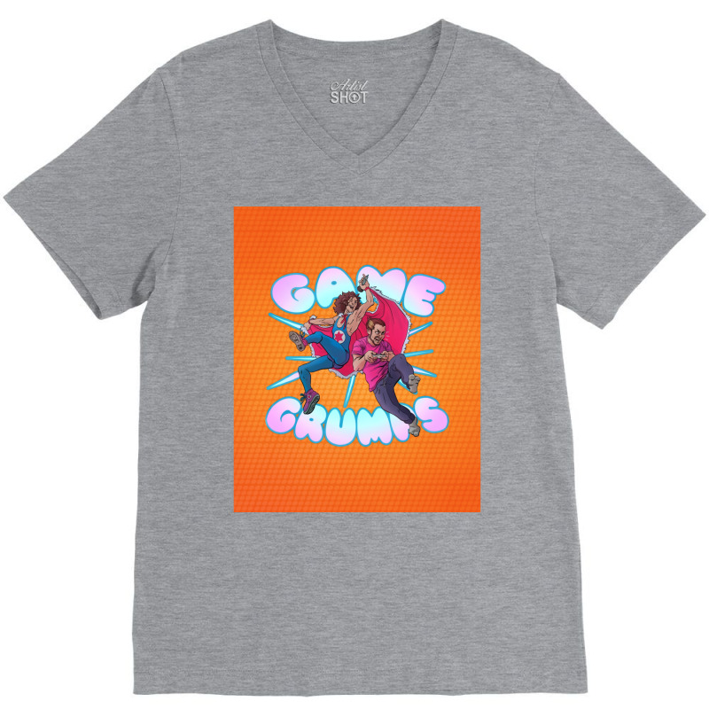 Game Grumps Shout V-Neck Tee by futuristicperky | Artistshot