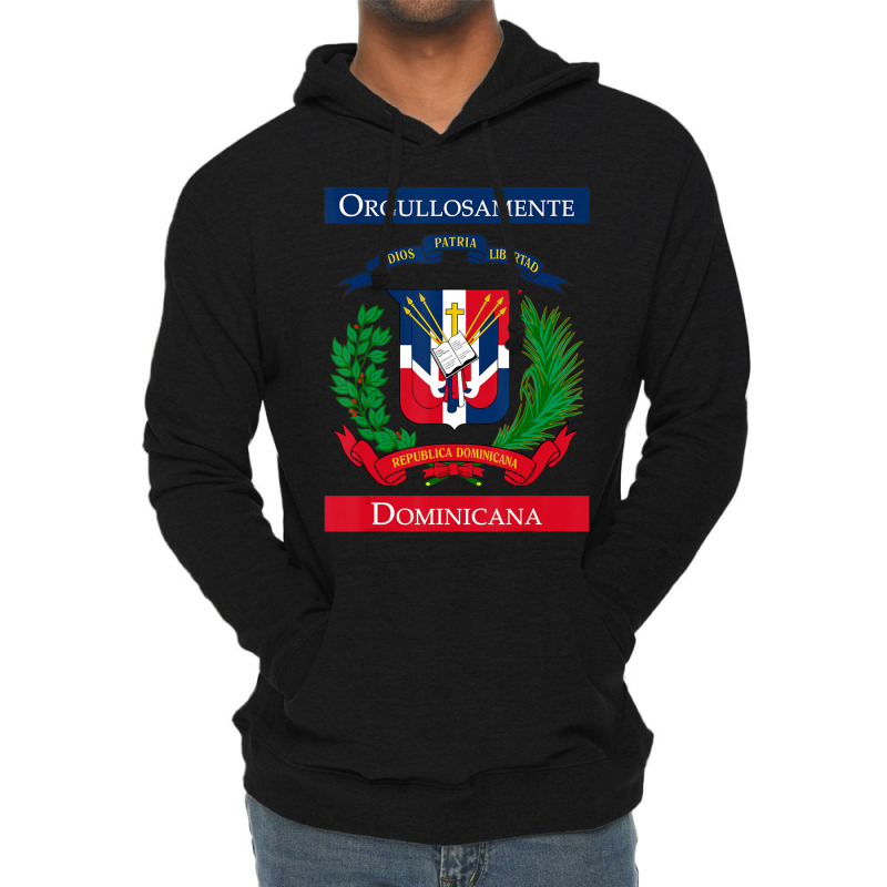 Hot Trend Orgullosamente Dominicana Dominican Flag Lightweight Hoodie by yumgaugeteuda | Artistshot