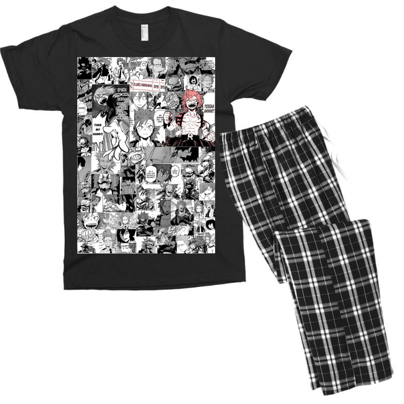 Red Riot Manly Hearted Hero Men's T-shirt Pajama Set | Artistshot