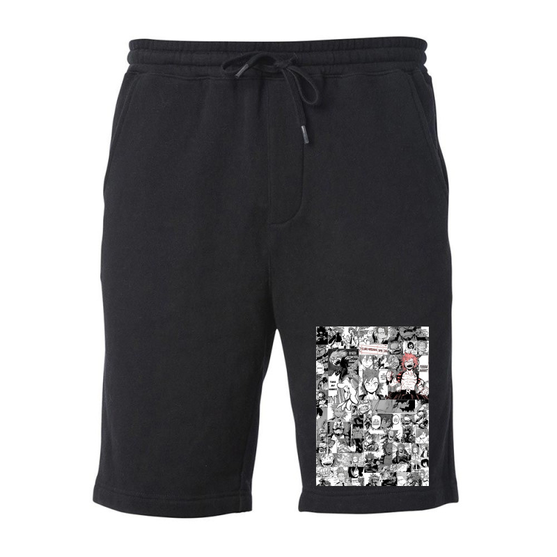 Red Riot Manly Hearted Hero Fleece Short | Artistshot