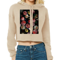 Antique Jan Davidsz De Heem Botanical Night Garden Poster Nostalgia Cropped Hoodie | Artistshot