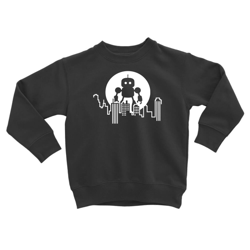 Robot In Town Toddler Sweatshirt by MilaMaftah | Artistshot