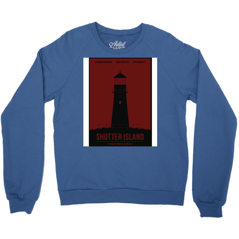 Shutter Island Film Poster Crewneck Sweatshirt by tasalanolleh | Artistshot