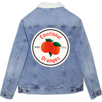 Emotional Oranges Unisex Sherpa-lined Denim Jacket | Artistshot